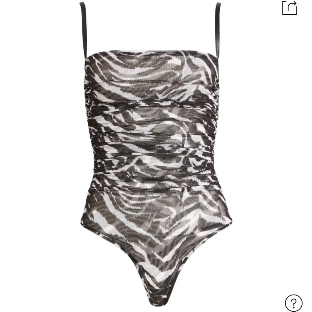 COPY - Naked wardrobe Small zebra mesh bodysuit brand new